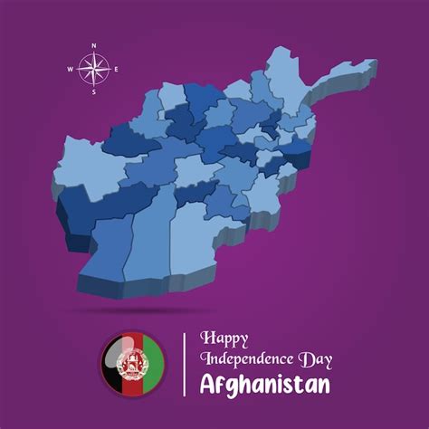 Premium Vector | Afghanistan Map 3d vector photo and Image