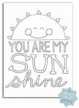 Sunshine Coloring Pages Printable Brighten Your Day With Creative Fun sketch template