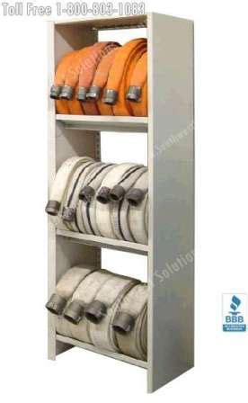 Firehose Shelving | Fire Hose Storage Racks | Fire Station Millwork ...