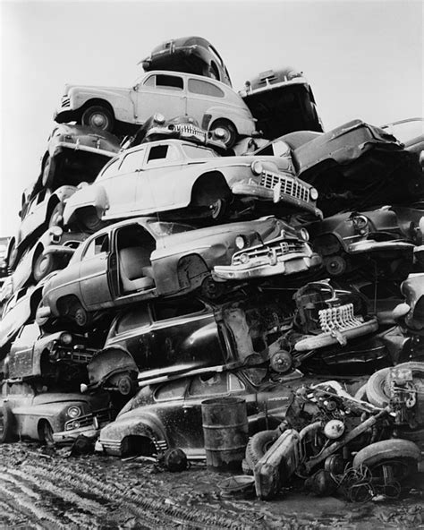 Pile Of Discarded Automobiles