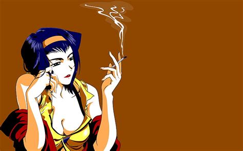 2560x1080px | free download | HD wallpaper: Anime Girls, Cowboy Bebop, Faye Valentine, smoking ...