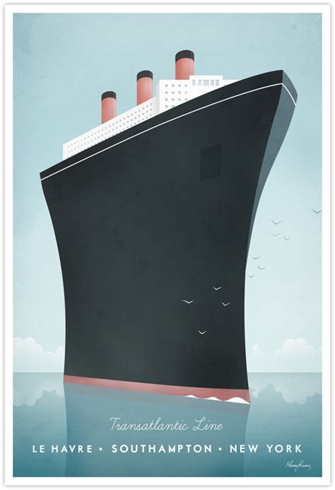 Cruise Ship Vintage Travel Poster | TRAVEL POSTER Co.