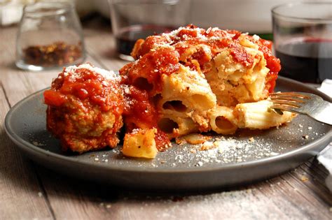 Baked Ziti With Meatballs: Best Italian Casserole Recipes | Unpeeled