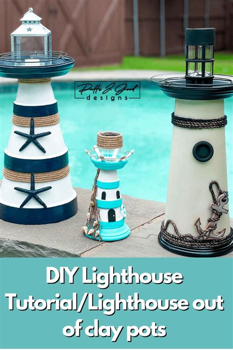 Home Decor DIY – Page 4 | Diy lighthouse, Clay pots, Diy light house