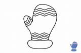 Winter Coloring Glove Graphic By Studioisamu · Creative Fabrica sketch template