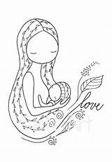 Breastfeeding Pages Printable Coloring sketch template
