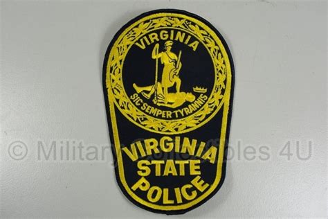 Virginia State Police patch - origineeol | Politie insignes stof | Military Collectibles 4U