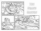 Grand Canyon Coloring Page Free Printable Pages  sketch template