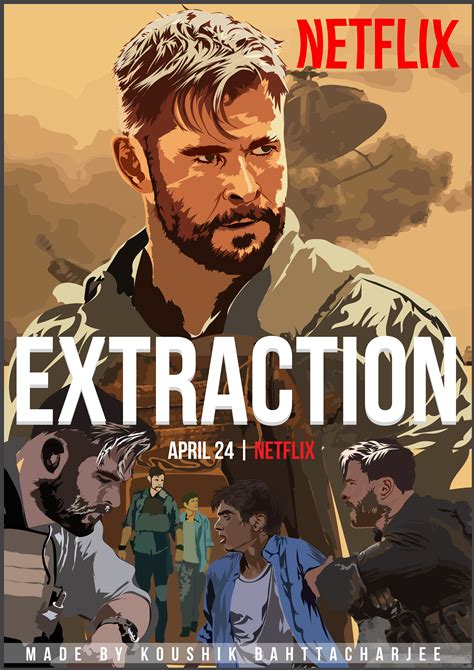 EXTRACTION 2020 Movie Poster Design | Behance