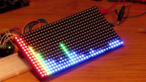 Arduino 16 x 32 spectrum analyzer - YouTube