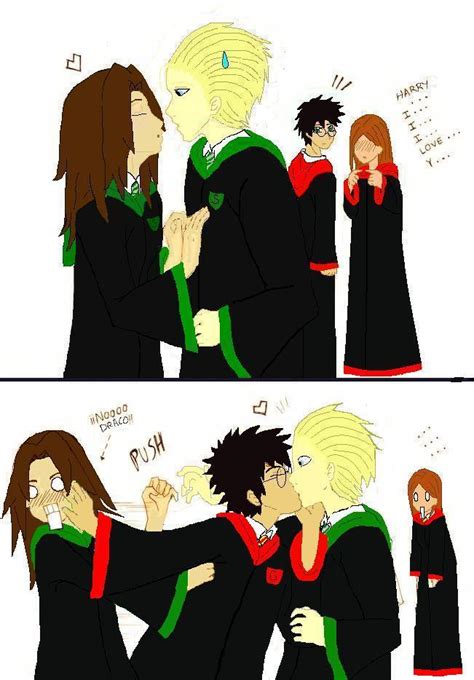 Go Harry! :P - Harry and Draco Fan Art (31148061) - Fanpop