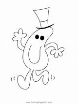 Mr Busy Coloring Page For Kids  Free Men Printable Pages sketch template