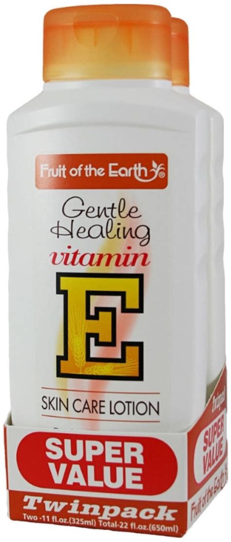 3 Pack - Fruit of the Earth Vitamin-E Skin Care Lotion Twin Pack, 11 oz ...