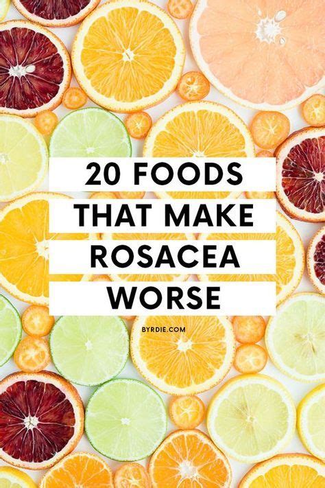 How to make your rosacea better | Rosacea diet, Rosacea skin care ...