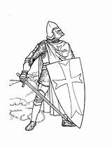 Knight coloring Pages sketch template