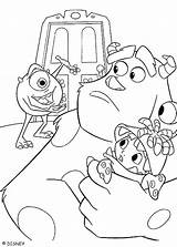 Monsters Inc Coloring Pages To Print Sketch Page sketch template