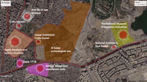 Al Fustat area cultural mapping (The researcher) | Download Scientific ...