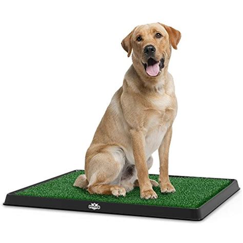 PETMAKER Artificial Grass Bathroom Mat for Puppies and Small Pets- Portable Potty Trainer for ...