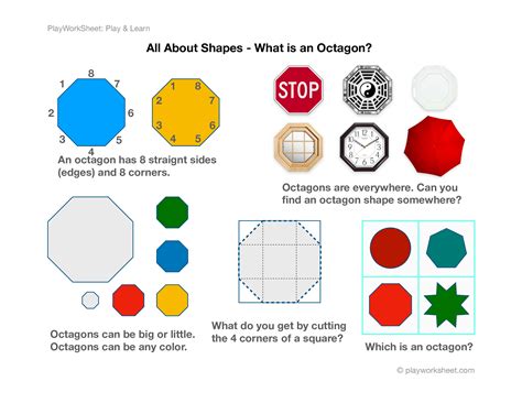 Octagon Shape Basics for Kids | Free Printables for Kids