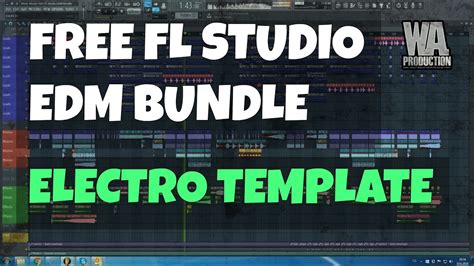 FREE FL Studio EDM Bundle - Electro House Template [+ 106 Sylenth1 Ultimate Pluck Presets] - YouTube