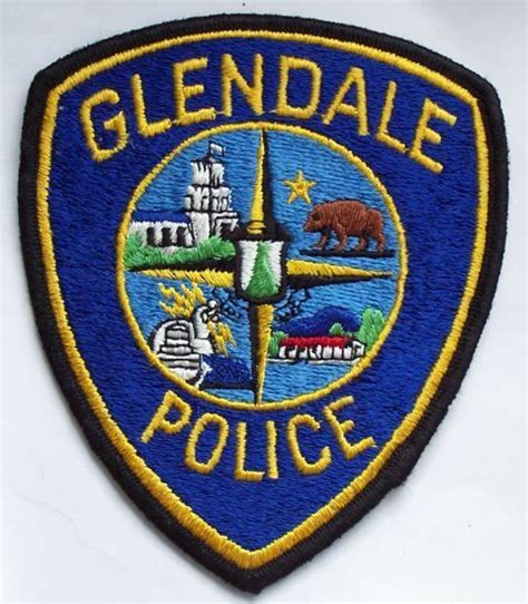 City of Glendale Police Department, US State of California | Police patches, Police, Police badge