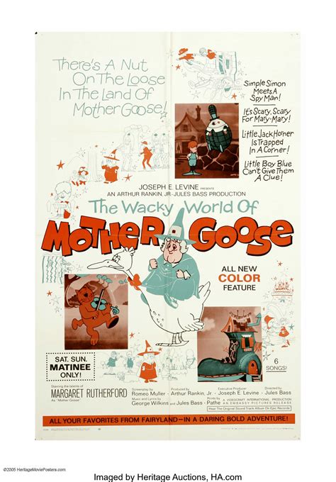 The Wacky World of Mother Goose (Embassy Pictures, 1967). One Sheet | Lot #25146 | Heritage Auctions