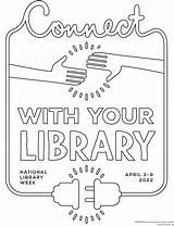National Library Week Love Libraries  Coloring Home sketch template