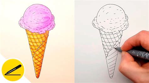 Ice Cream Cone Sketch