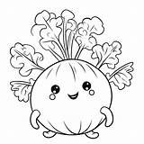 Beet Coloring Page sketch template