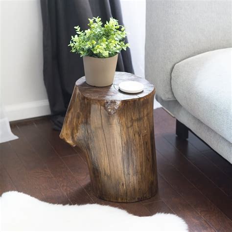 Make a Tree Stump Side Table