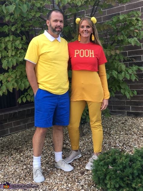 Winnie the Pooh & Christopher Robin Couple Costume