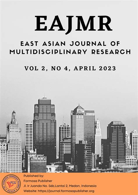 Vol. 2 No. 4 (2023): April 2023 | East Asian Journal of Multidisciplinary Research