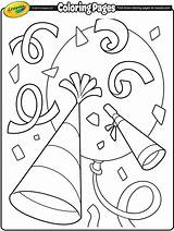 Confetti Coloring Pages sketch template