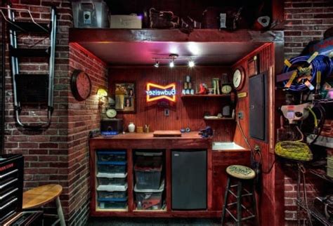 Top 50 Best Garage Bar Ideas - Cool Cantina Workshop Designs