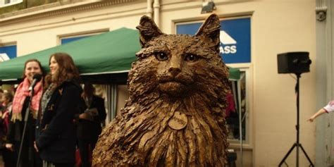 Town Unveils $8,000 Statue of Local Feline Celebrity -- Cat Ladies Nod ...