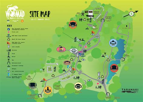 #WOMAD site map! | Map, World festival, Taranaki