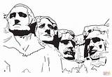 Mount Rushmore coloring page  Free Printable Coloring Pages sketch template