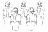 Picture For coloring Of Skibidi Toilet  Free Printable Coloring Pages sketch template