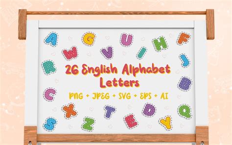 26 English Alphabet Letters #286870 - TemplateMonster