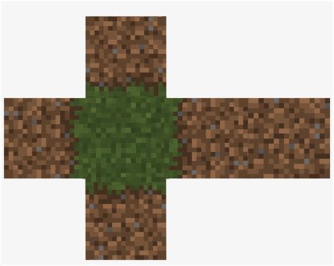 Download Creeper Texture Png - Minecraft Dirt Block Template - HD Transparent PNG - NicePNG.com