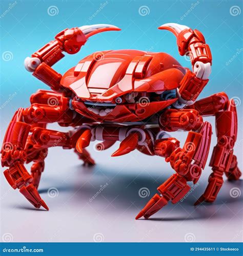 Realistic Lego Robot Crab with Masamune Shirow Style Stock Illustration - Illustration of style ...