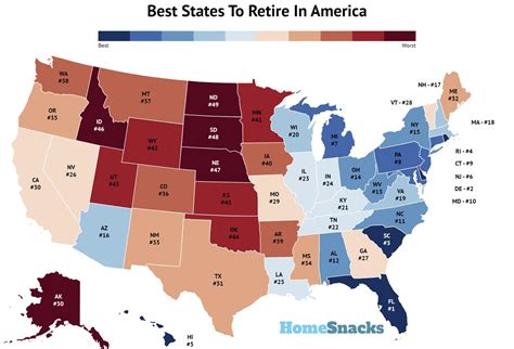 10 Best States To Retire In The United States [2024]