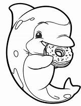 Cute Baby Dolphin Coloring Pages sketch template