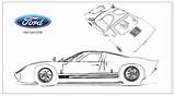 Ford Gt40 Coloring Pages sketch template