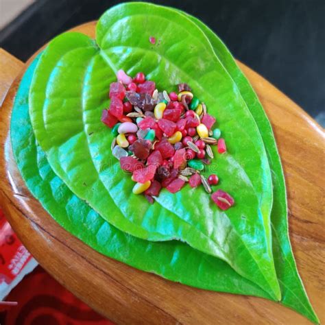 Sweet beeda recipe stock photo. Image of petal, fruit - 214472620