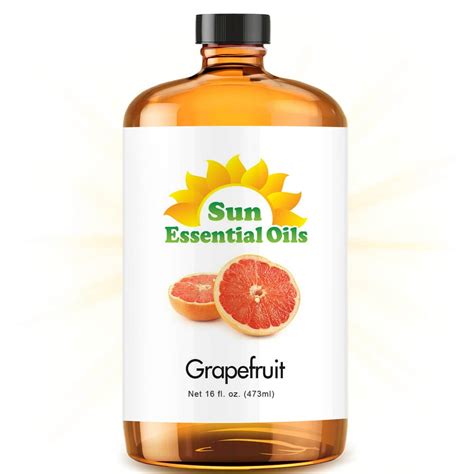 Grapefruit Essential Oil (Huge 16oz Bottle) Bulk Grapefruit Oil - 16 ...