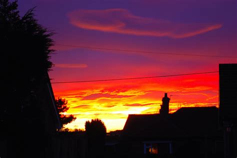 Free stock photo of blazing sky, evening sky, sunset