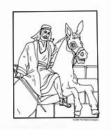 Balaams Donkey Colouring Pages Page 2 Sketch Coloring sketch template