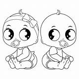 Twins Baby Shower Coloring Pages sketch template