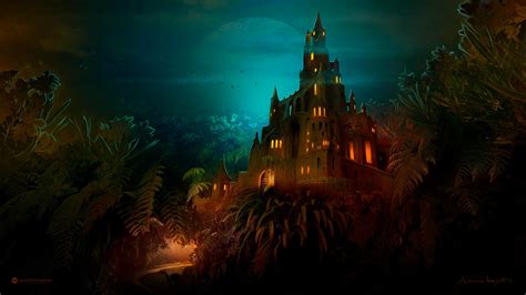 Lilliput Castle Dark Night Wallpapers | HD Wallpapers | ID #23579